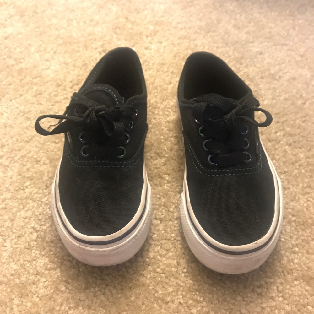 Vans black sneakers 10.5c